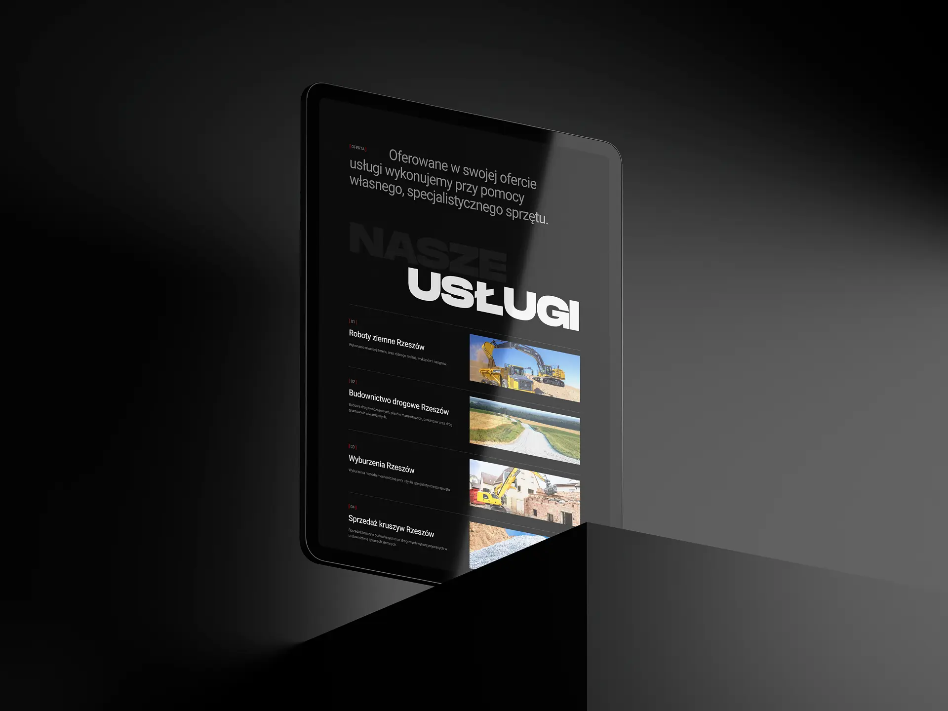 BAUX – branding i strona internetowa dla firmy budowlanej – zdjęcie 3