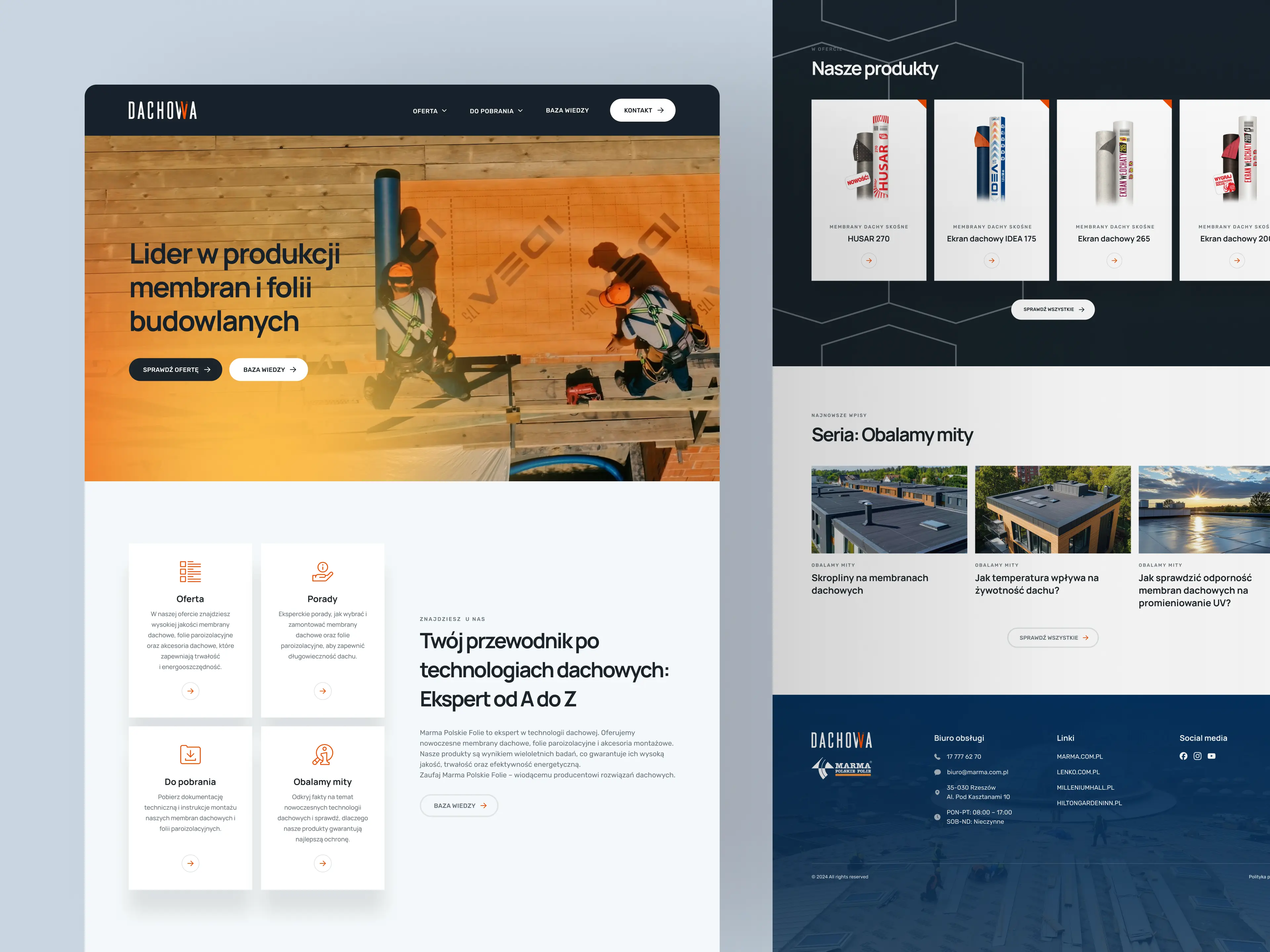 Dachowa – strona produktowa uporządkowana pod rozwój marki – zdjęcie 2
