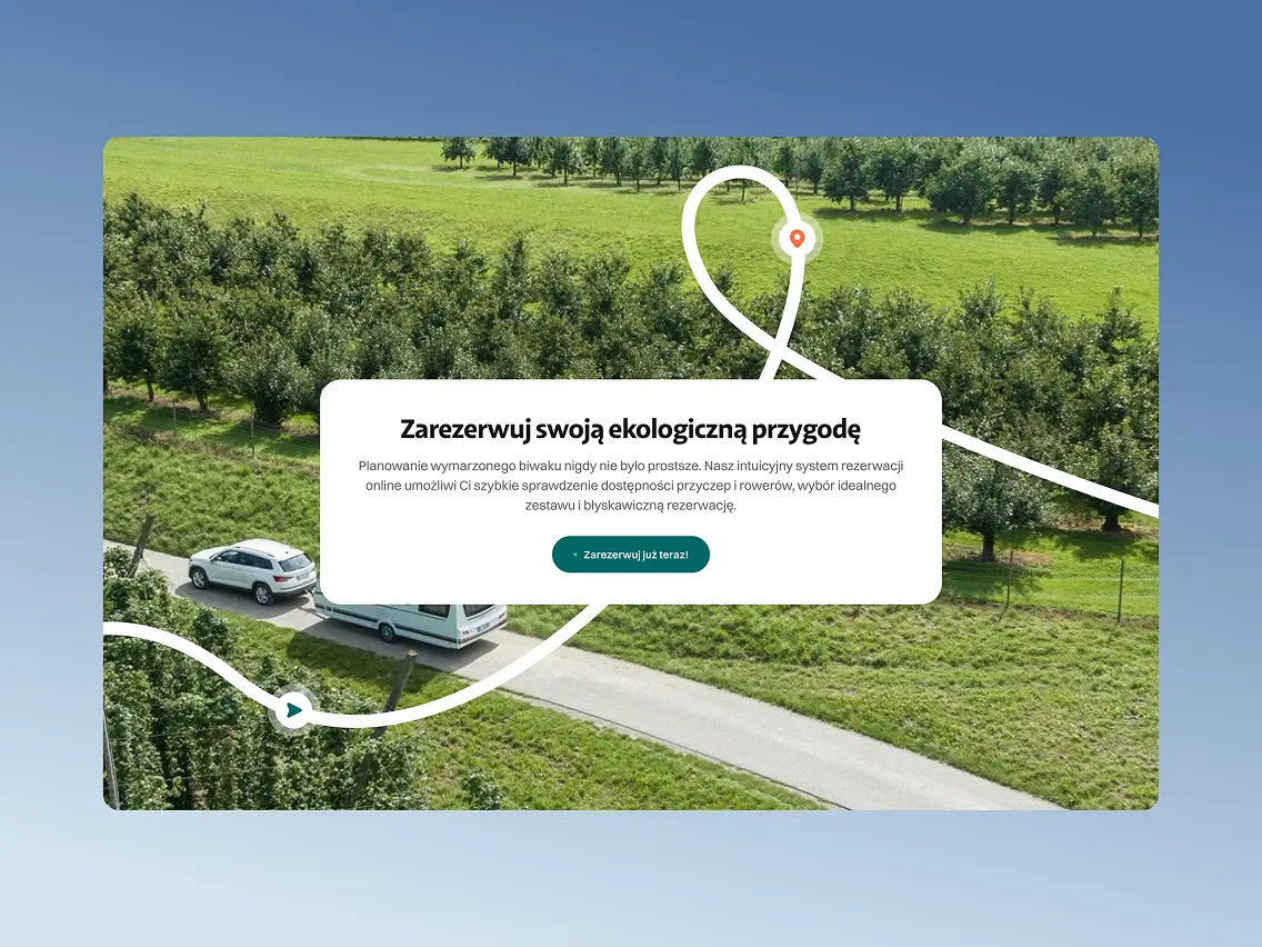 Green Trips – branding i strona internetowa z systemem wynajmu – zdjęcie 4